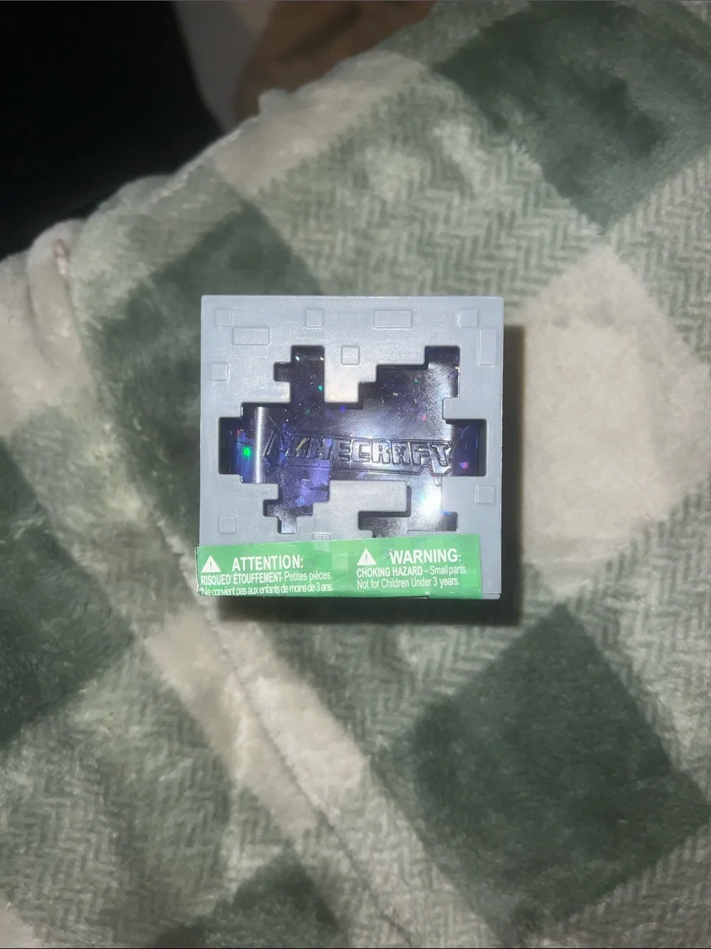 Collectible Block - Gray with Purple Accent